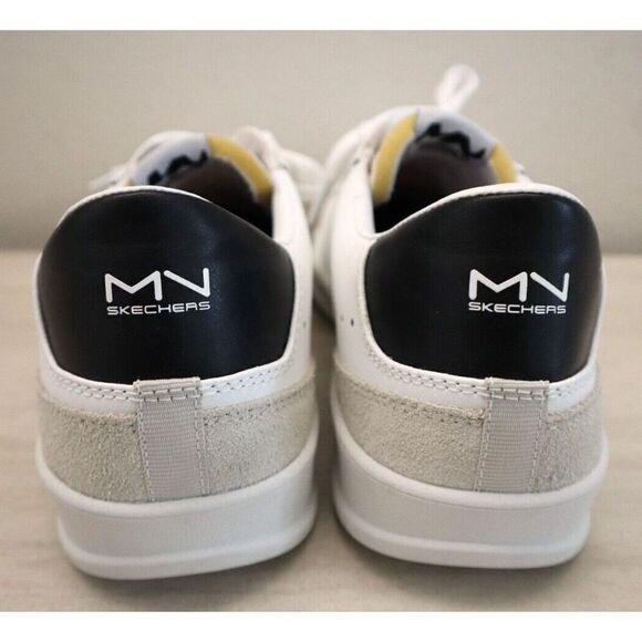 Skechers Mark Nason Men Sz 11 White Leather New Wave Cup The Volley Sneakers - Picture 4 of 11